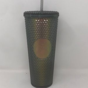 NWT Starbucks Black Studded Tumbler Cup 2020